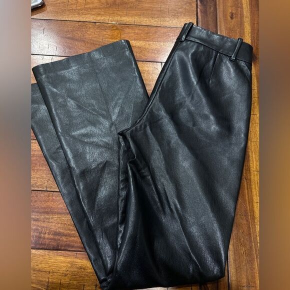 Aritzia Wildfred Leather Pants - Picture 1 of 3